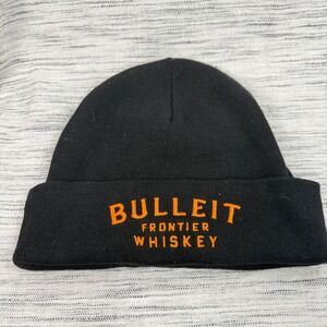 Bulleit Bourbon Black Knit Hat Beanie Adult Sustainable Recycled Material